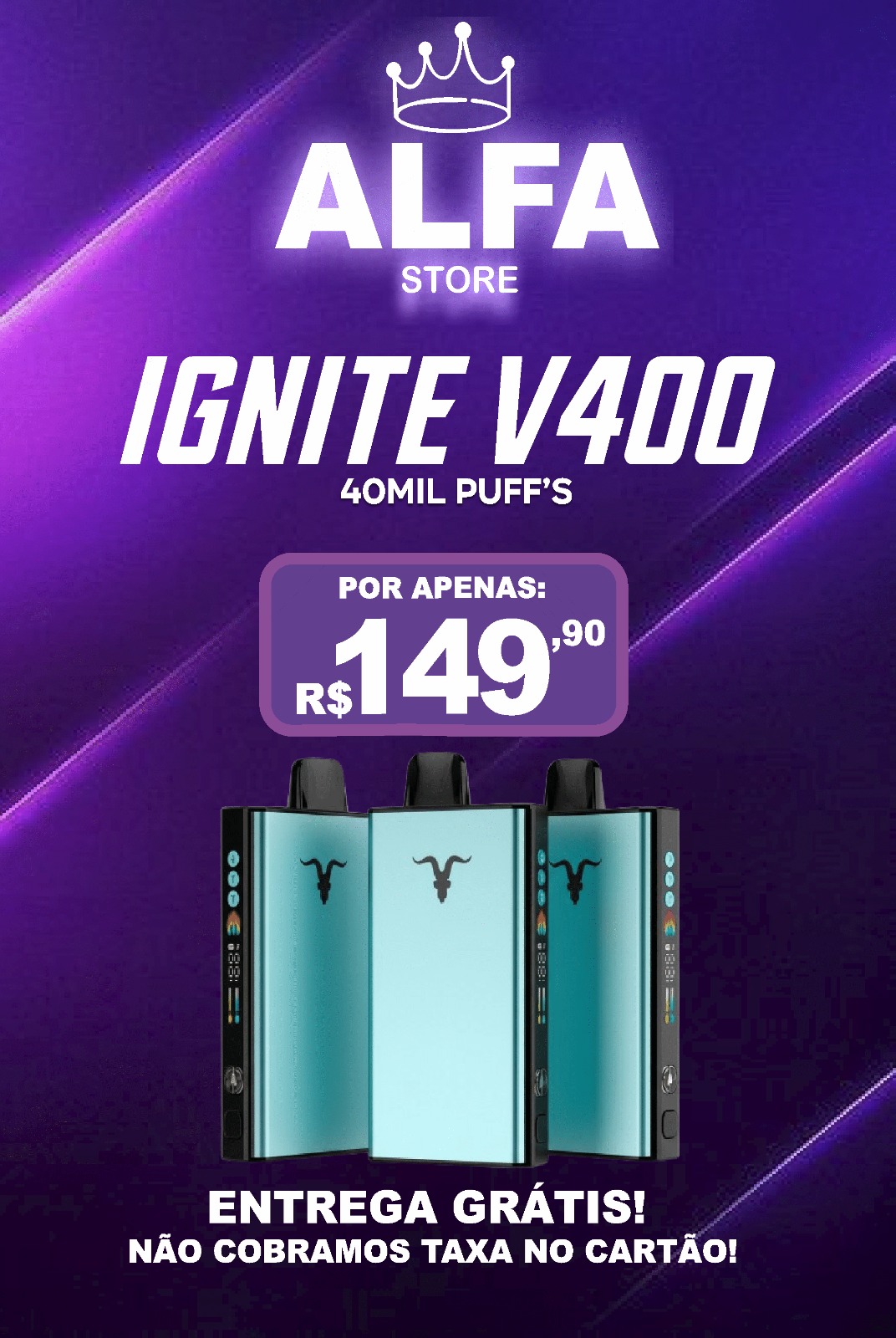 IGNITE V400 - BOTÃO DE GELO